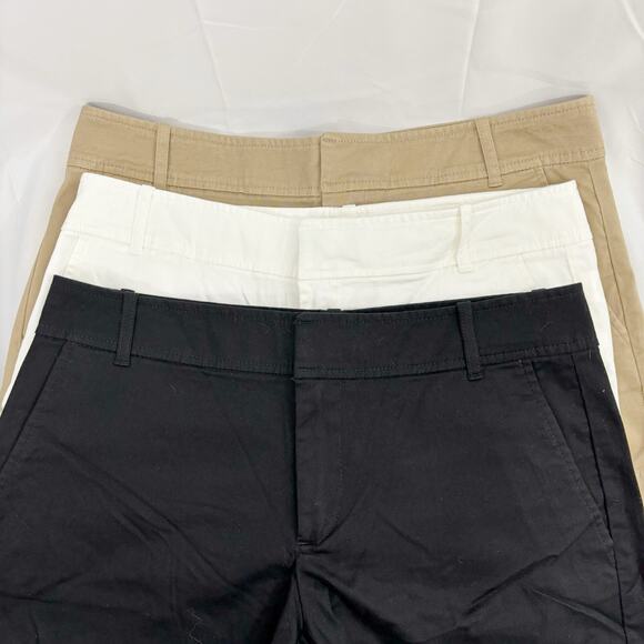 NY&C Women’s 4” Shorts Lot of 3 White Navy Black Size 4 - Picture 1 of 2